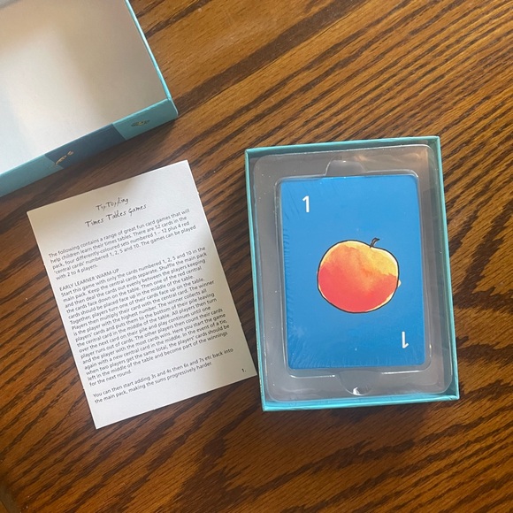 NWOT Roald Dahl - Tip Toppling Times Tables Games. Card Games - Picture 5 of 5